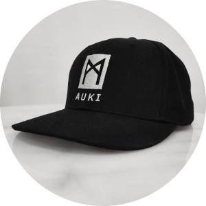 Auki Black Baseball Cap